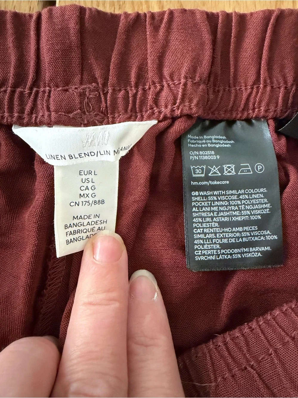 H&M relaxed wide